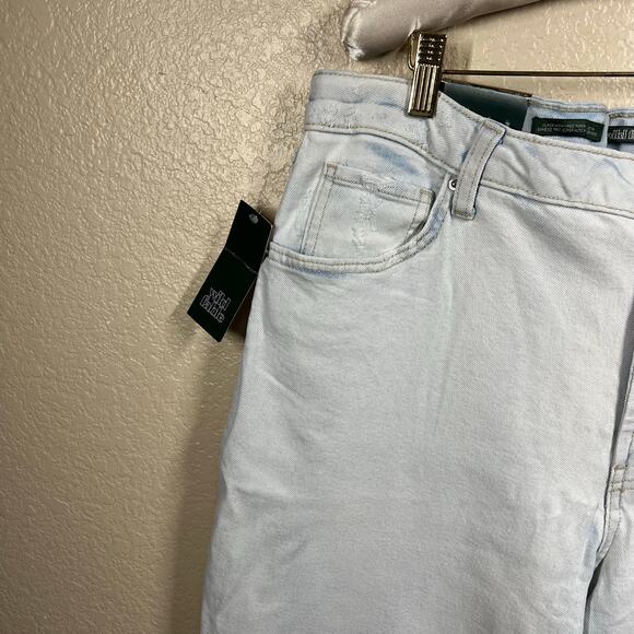 Wild Fable Women's Super-High Rise Acid Over-Dye Straight Jeans size 16 Y2K - Picture 11 of 14
